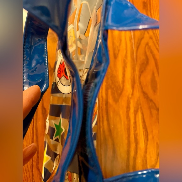 Vintage Sesame Street Plastic Tote Bag with Hook and Loop Closure - Picture 5 of 7